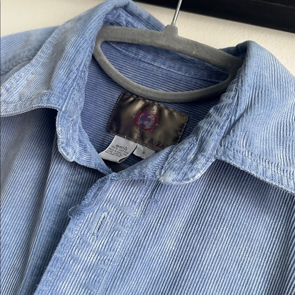 The Territory Ahead Thrashed Distressed Textured Faded Button Up Grunge Shirt M - Picture 3 of 11